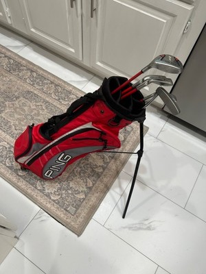 Ping Moxie Junior Set Hybrid Wood, 7 Iron, 9 Iron Sand and Putter +Ping Bag RH