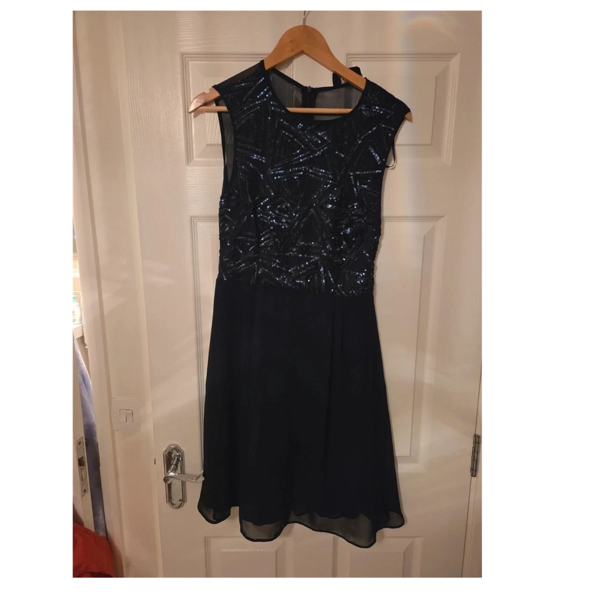 high neck black dress long Elegant Black Eclipse Gown
