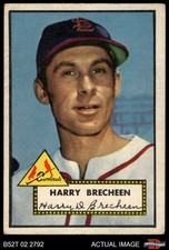 1952 Topps #263 Harry Brecheen Cardinals 3 - VG