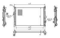 Hart 618 144 KüHler, MotorküHlung FüR CitroËN,Ds,Opel,Peugeot,Vauxhall