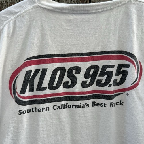 Camiseta De Colección 90a KLOS 95.5 FM Estación de Radio Rock del Sur de California Oneita - Imagen 3 de 8