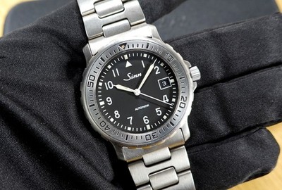 SINN 8829.Ti 40 mm TITAN Diver Tritium Reintitan BOX 8829 vintage BOX Automatik