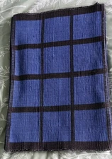 8 BLUE + BLACK IKEA FABRIC PLACEMATS FROM 2 4-PIECE SETS