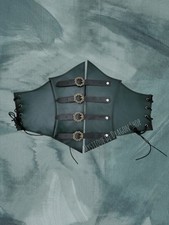 Mittelalter Mieder Gr&uuml;nes Mieder Fantasy G&uuml;rtel Gewandung Mittelalter Zubeh&ouml;r