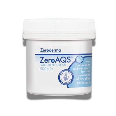 Zeroderma ZeroAQS Weichmachende Creme, 2-in-1 500 g (1er Pack), WEISS 