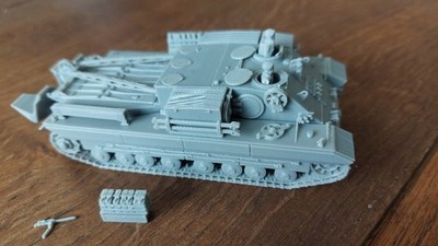 FV222 Conqueror ARV 1/72 Pla Model - Armoured Recovery Vehicle.