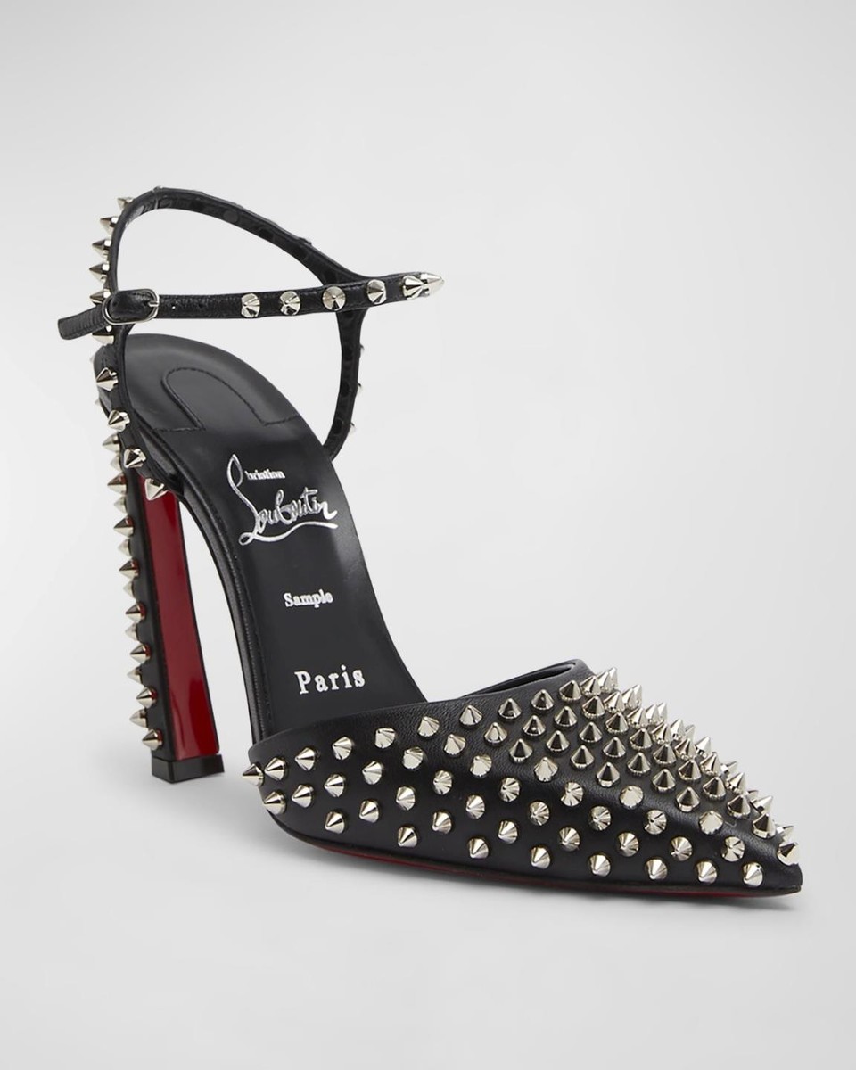 Christian Louboutin CONDORA RIVIERA SPIKES 100 Studded Pumps Heels