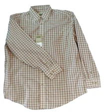 Wrangler Riata Long Sleeve Lt. Brown Stripe  , NWT- XL