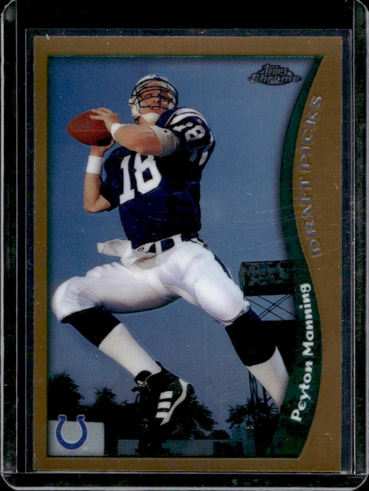 1998 Topps Chrome Peyton Manning Rookie RC #165 Colts