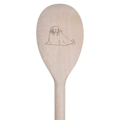30 cm Kochlöffel ''süßes Walross'' aus Holz (SO00024295)