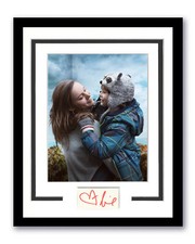 Brie Larson Signed Cut 11x14 Custom Framed Room Autographed ACOA