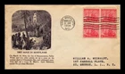 Dr Jim Stamps Scott 736 Maryland Tercentenary Block First Day Issue Cachet Cover