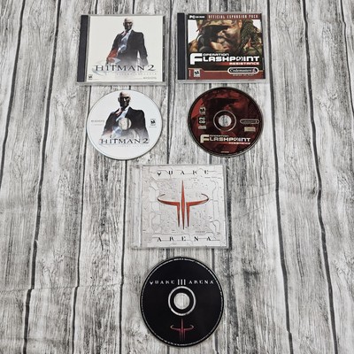  Quake III 3 Arena, Hitman 2, Operation Flashpoint Resistance Lot Of  PC Games 