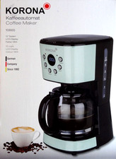 Korona 10665 mint  Retro Kaffeeautomat/maschine 1,5l LCD Display Timer Vintage
