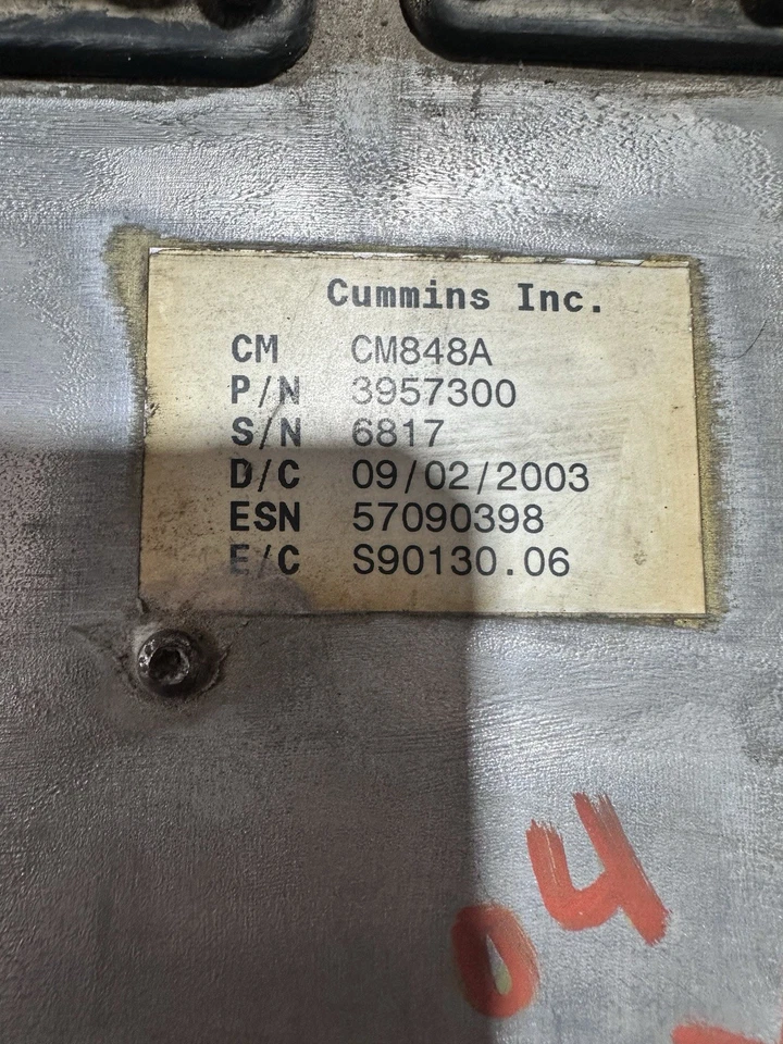 2004 Dodge Ram Diesel Ecm P# 3957300 Used Running - Image 2 of 3