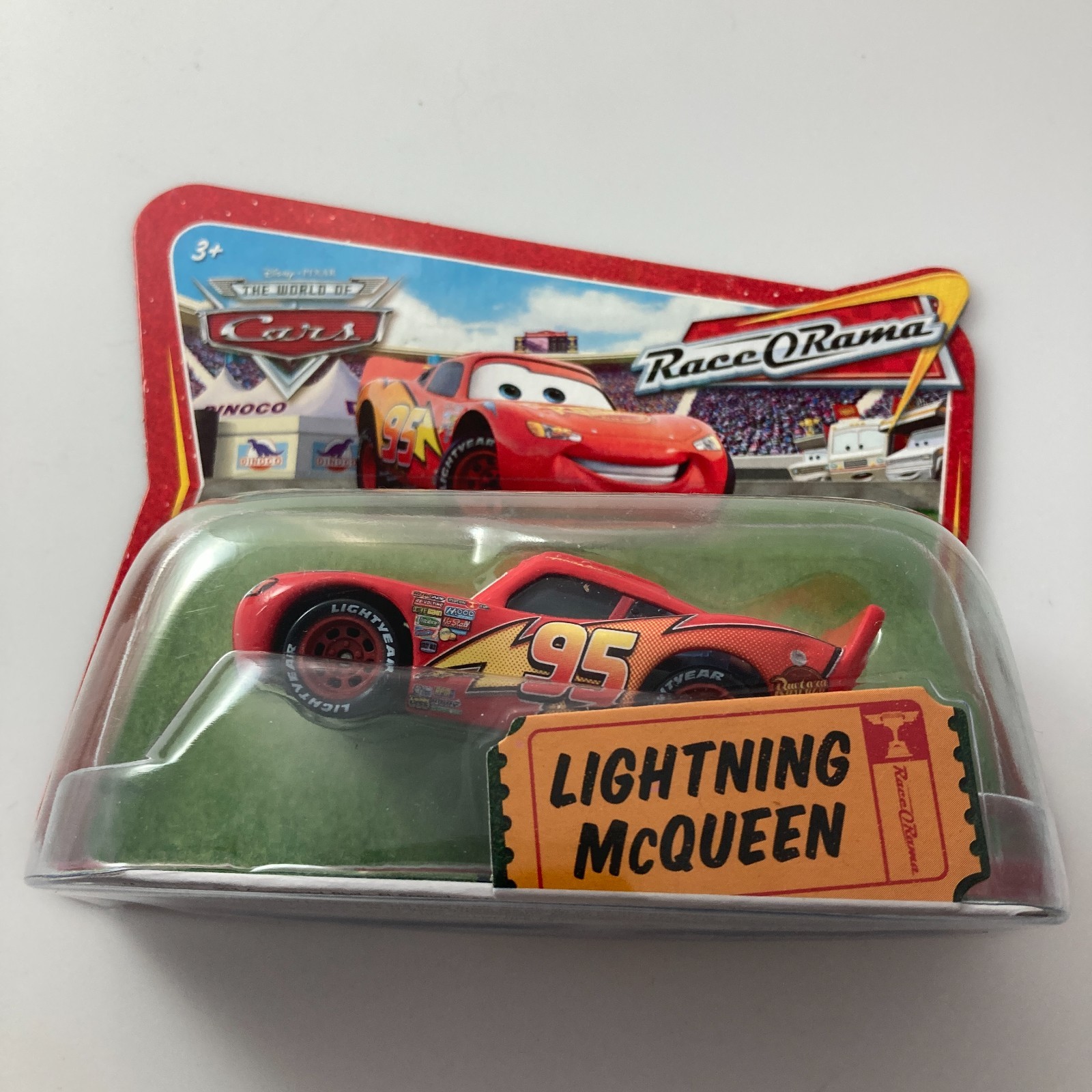 Disney Pixar Cars Race O Rama Short Card Series Lightning McQueen