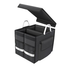 55L Car Trunk Organizer with Reflective Stripes.1680D Polyester 28L Black