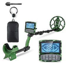 Metal Detector with 5 Professional Mode, 3.5 MM Headphones, Backlit LCD Display