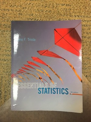 Essentials of Statistics (5th Edition)