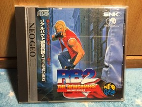 Real Bout Fatal Fury 2 Neo Geo CD SNK Retro Battle Game Japan Import Tested
