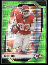 2024 Panini Prizm #146 Dante Hall Neon Green Pulsar