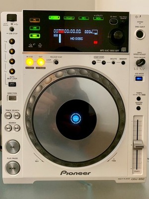 PAIR X2 Pioneer CDJ-850-W Limited White DJ Multi Player Digital