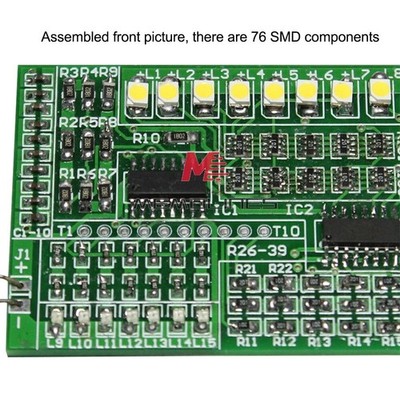 15-Way Electronic Soldering Practice Board Color Light Controller   Project *la