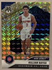 2020-21 Panini Mosaic - NBA Debut Killian Hayes #270 Reactive Yellow Prizm (RC)
