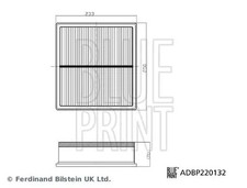 Filtre à air Isuzu D-MAX
