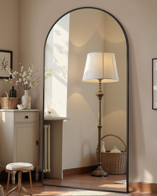 69''X28'' Full Length Mirror, Arched Full Body Mirror, Standing Hanging or Leaning