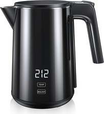 Electric Kettle 1.0L  7 Temp Control, Cool Touch, Keep Warm, Auto Shut-Off