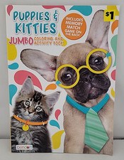 Puppies  Kitties Jumbo Coloring And Activity Book