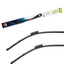 VALEO 2x FLACHBALKENWISCHBLATT SILENCIO FLAT BLADE SCHEIBENWISCHER SET | 577904