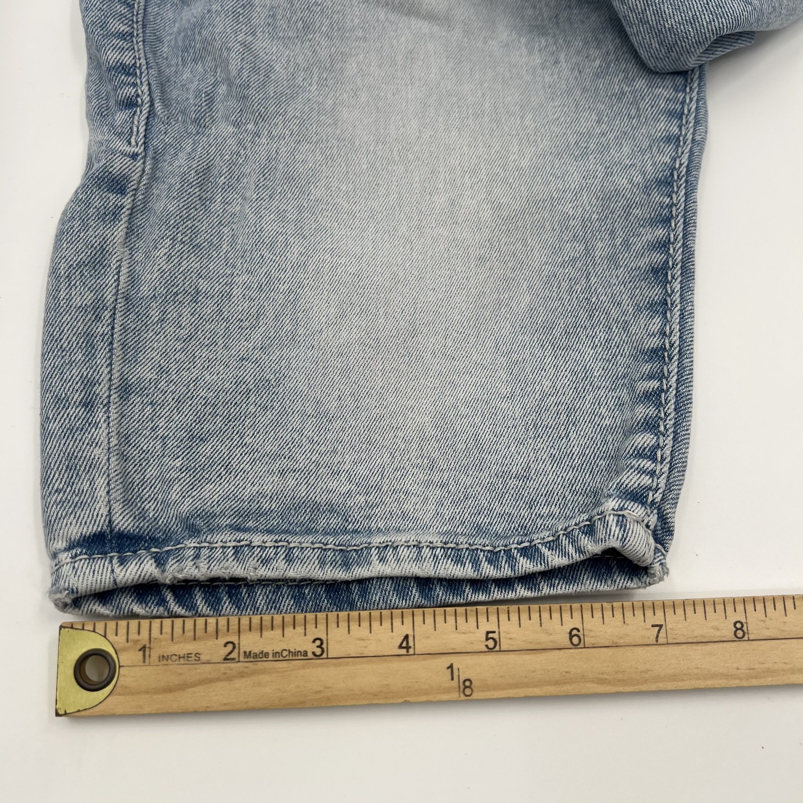 True Religion Rocco Big T Shorts Mens 29 Relaxed Skinny Denim Light Wash EUC thumbnail 13