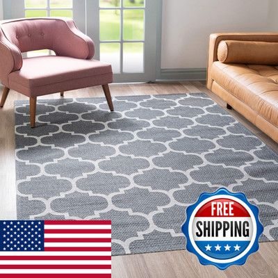 Unique Loom Decatur Collection Trellis Geometric Modern Area Rug 5 2 X 7 5