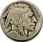 1920 S Buffalo Nickel AG About Good 5 Cent US Coin - 0986