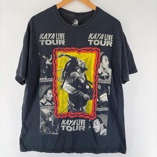 Bob Marley Kaya Live Tour Reggae Black T shirt Retro style tee NH26563