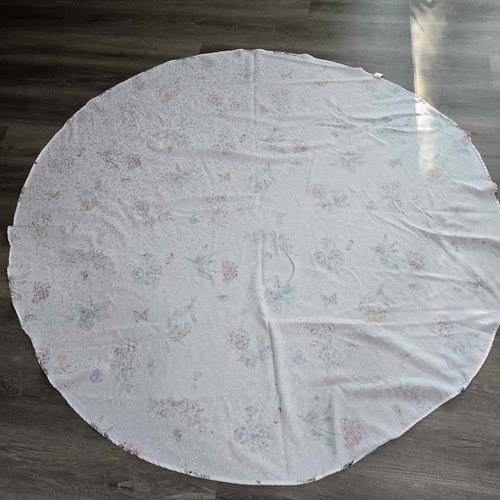 Vintage Lenox runde Tischdecke Schmetterlingswiese [T58/15] - Bild 7 von 9