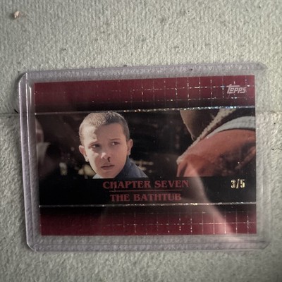 2025 TOPPS TEK STRANGER THINGS RED CHAPTER SEVEN THE BATHTUB ELEVEN 3/5