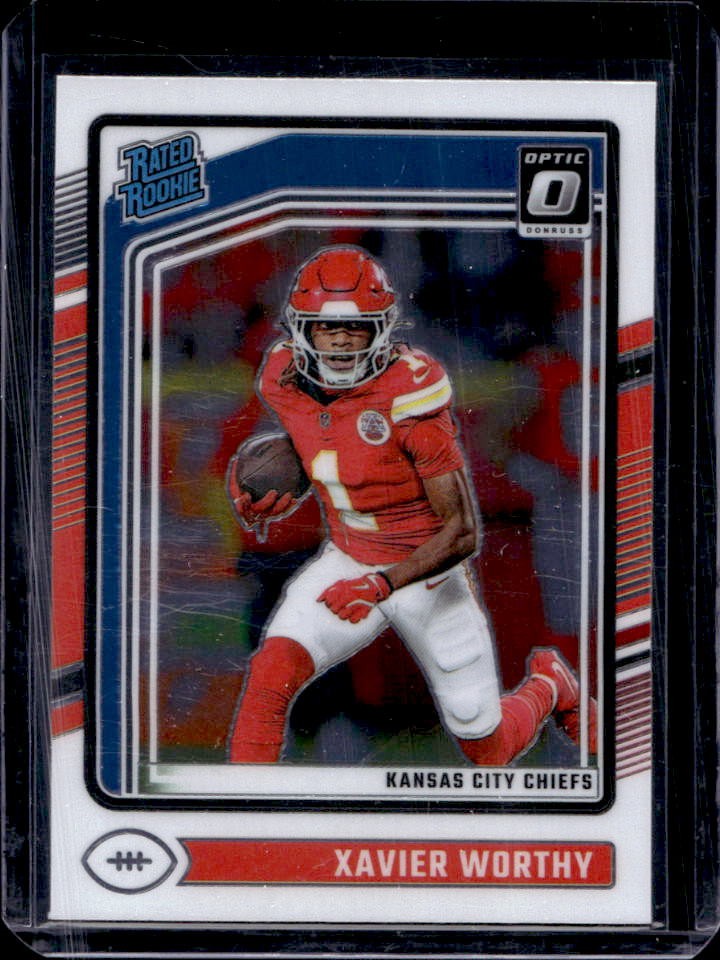 2024 Donruss Optic Xavier Worthy Rated Rookie #300 Chiefs