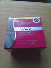 Nair Bikini Pro Kit Hair Removal Wax Kit Microwaveable Stripless Wax 3.5oz(J3)