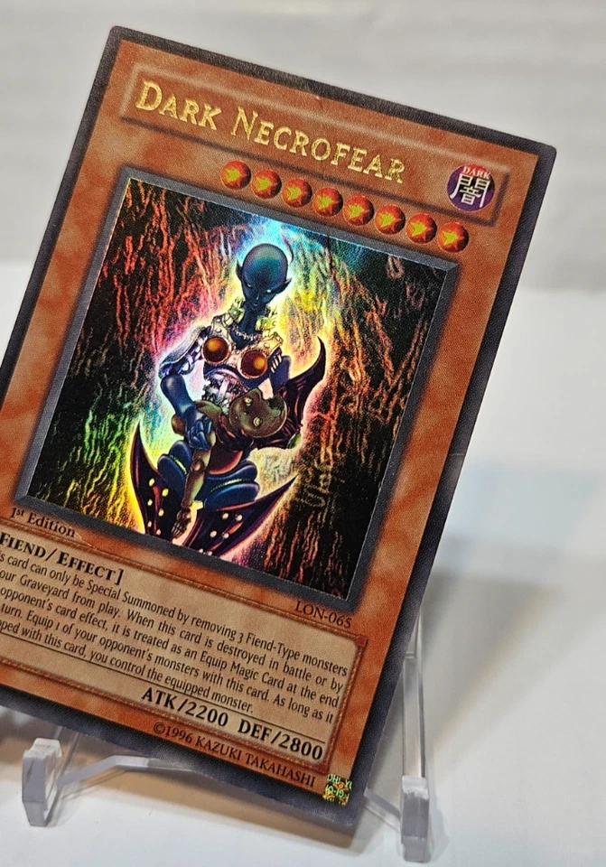 Dark Necrofear LON-065 Ultra Rare 1st Edition Yugioh 153 - Image 4 of 4