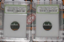 AUTHENTIC METEORITE SPACE ROCK NORTHWEST AFRICA SAHARA DESERT NICKEL IRON LOT x2