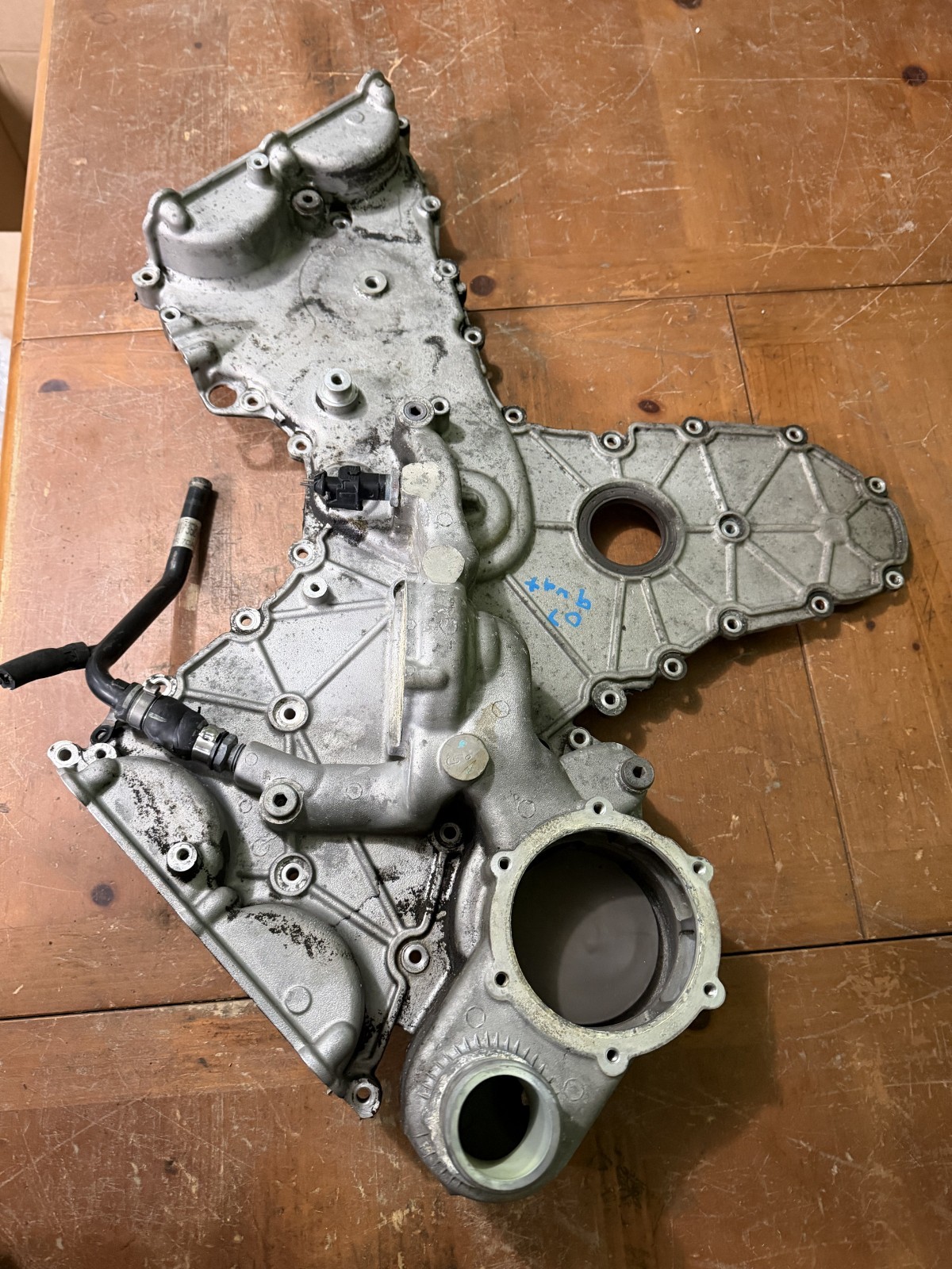 04-17 Maserati GranTurismo Quattroporte M145 4.2L V8 Engine Motor Timing Cover