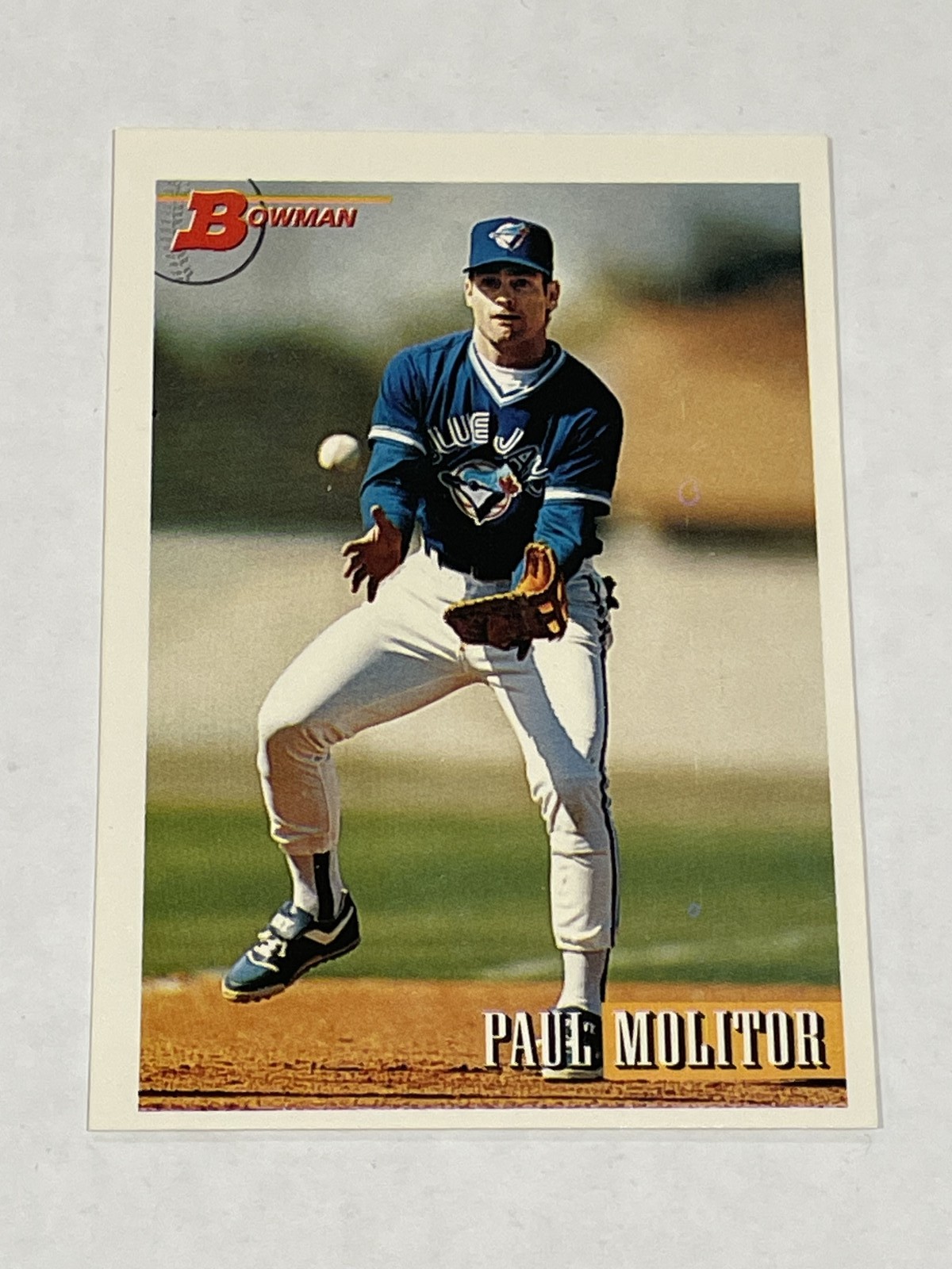 1993 Bowman Baseball #167 - Paul Molitor - Toronto Blue Jays