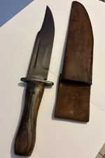 Authentic Antique TEXAS 14 Large 10 Blade Bowie Knife Sheath