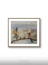 Pam Bible Abstract Colorful Modern Unique Bold Art Acrylic Mixed Media Paper