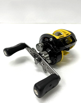 ABU garcia revoR20 スタイル ベイトリール ブラック/イエロー RARE Abu Garcia Ambassadeur REVO SKT SKEET REECE SIGNATURE RH Bait