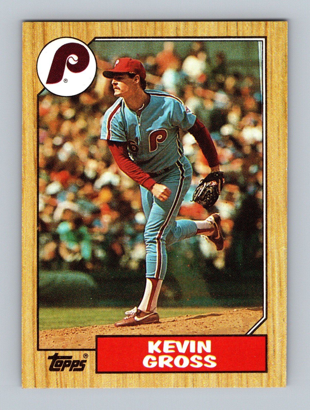 Kevin Gross Philadelphia Phillies #163 1987 Topps Baseball