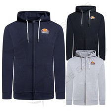 Ellesse Miletto Full Zip Hoodie Men'S Overhead Fleece Sweater Size S M L XL